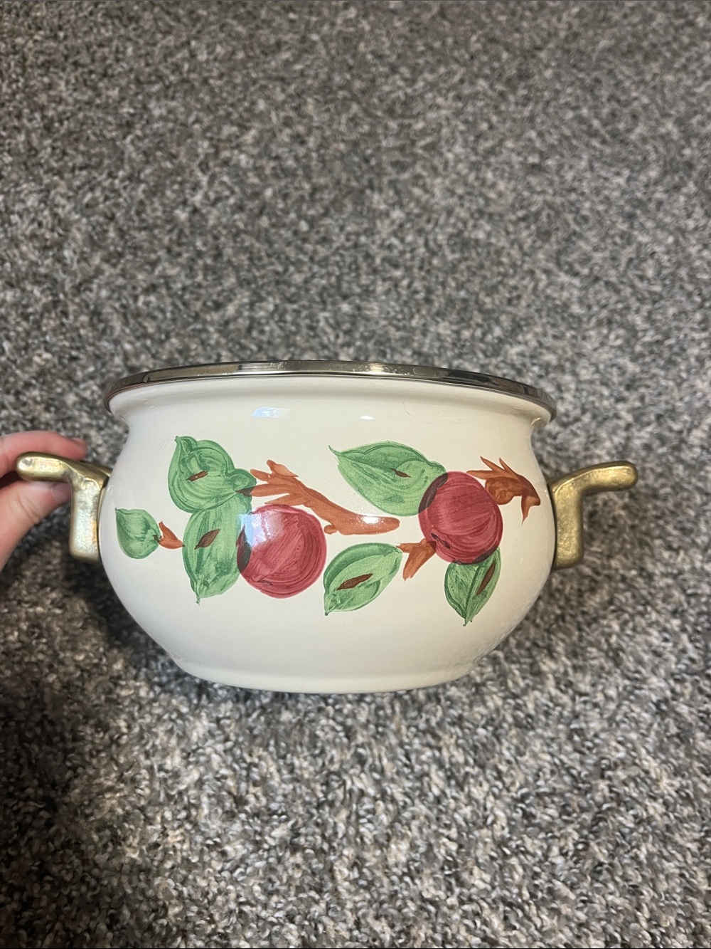 Vintage metal bowl